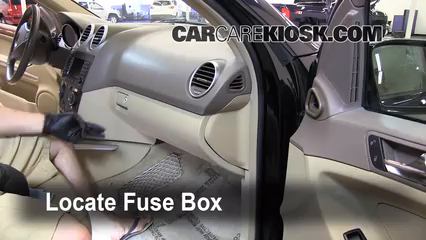 Interior Fuse Box Location: 2006-2011 Mercedes-Benz ML350 ... 1999 mercedes c230 kompressor fuse box guide 